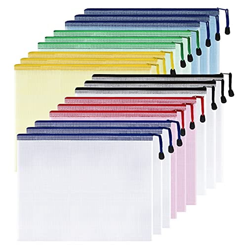 Water-Resistant Zip Bag for School Office Supplies 6 Colors, 18 Packs Puzzles & Games Organizing Storage SUNEE Multisize Plastic Zipper Pouches Water-Resistant Zip Bag for School Office Supplies 6 Colors, 18 Packs Puzzles & Games Organizing Storage SUNEE Multisize Plastic Zipper Pouches